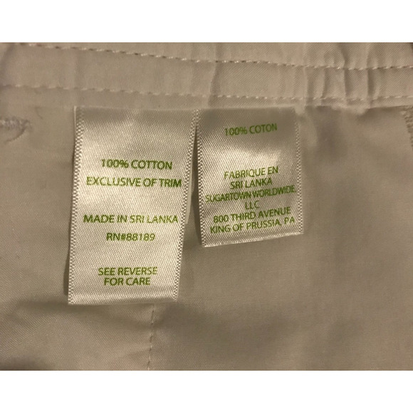 Lilly Pulitzer Callahan Resort White Callahan 5" Cotton Shorts - Size 00 - NWT - Picture 11 of 16